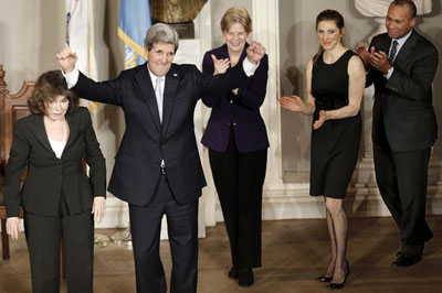 John Kerry prestou juramento como novo secretrio de Estado
