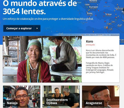 Google lana site para preservar idiomas em perigo de extino