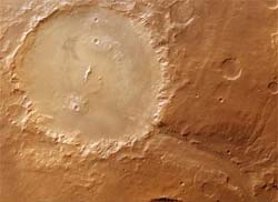 Traos de lago habitvel so descobertos em Marte