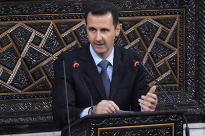 Assad diz ter certeza de vitria contra rebeldes srios