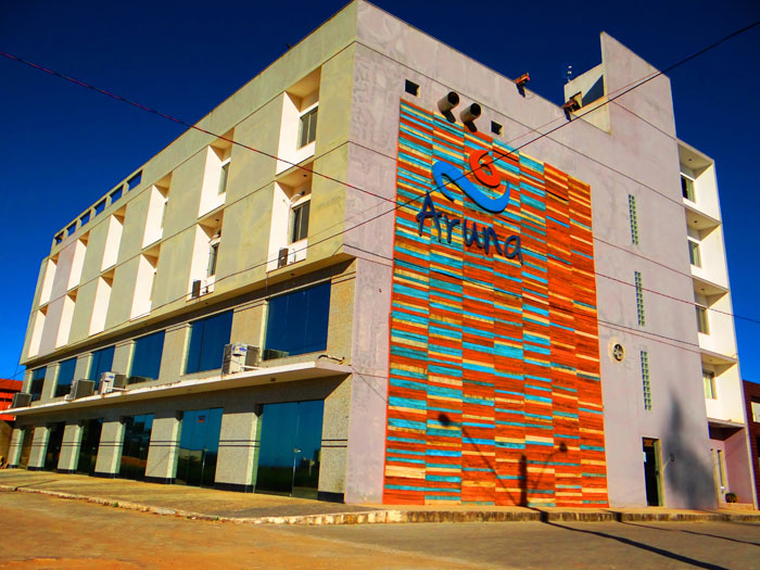 O Aruna Busines Center inaugura seu auditrio. 