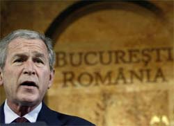 Bush apia Ucrnia e Gergia, lembra o terror e...