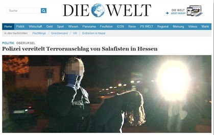 Detidos na Alemanha dois suspeitos de planearem ataque terro