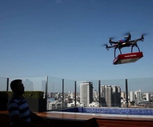 Pizzaria usa drone para entrega em domiclio e  denunciada 