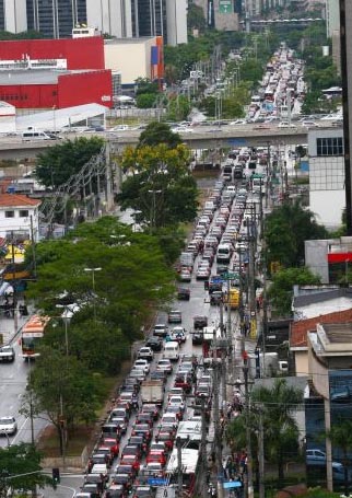 congestionamento em So Paulo 