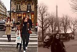 Cleo Pires publica em seu blog fotos das frias em Paris.