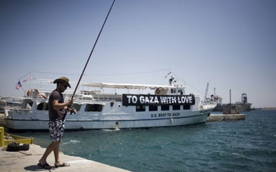 ativistas de flotilha veem mo de Israel por trs de impedimentos