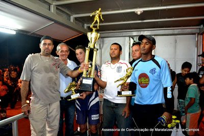 Final de semana de emoes durante o 1 Campeonato de Futebol Society em grama sinttica de Maratazes