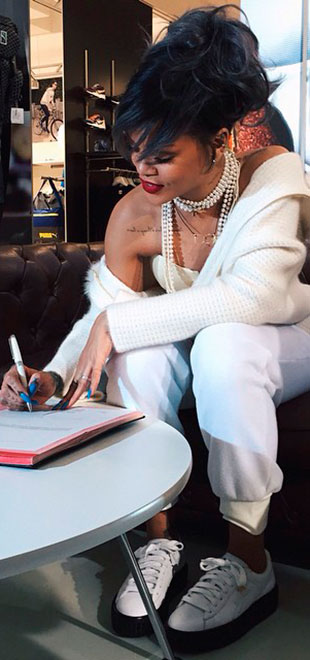 Rihanna  a nova diretora criativa da Puma