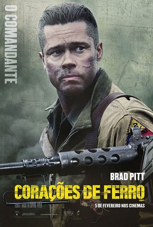 Brad Pitt lidera misso em Coraes de Ferro