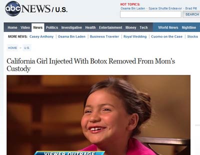 Britnica agora diz que mentiu sobre ter injetado botox na filha de 8 anos