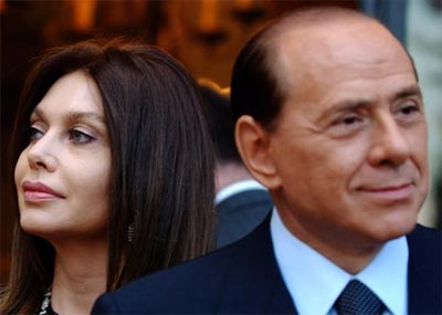 Mulher de Berlusconi diz que vai entrar com pedido de divrcio