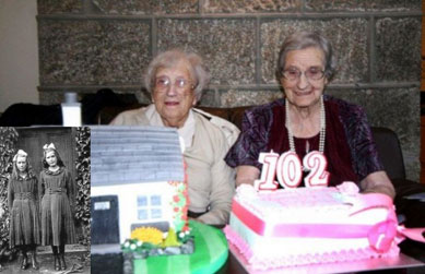 Gmeas mais velhas do mundo completam 102 anos