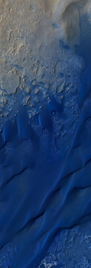 Nasa divulga imagem detalhada do local de pouso do rob Curiosity