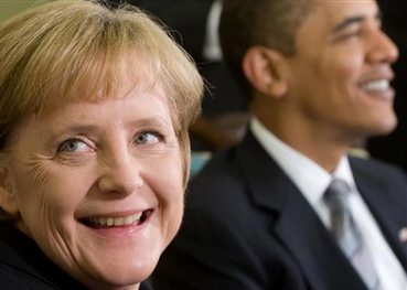 Alemanha no esquecer da ajuda dos EUA na queda do muro, diz Merkel