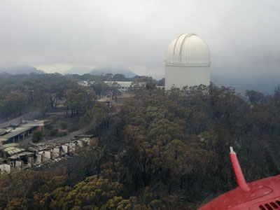 Incndios danificam observatrio astronmico na Austrlia  