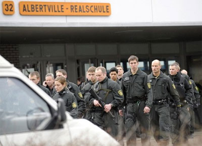Atirador da escola na Alemanha foi morto pela polcia