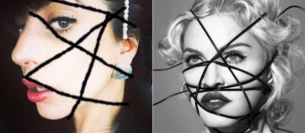 Brincadeira ou alfinetada? Madonna posta montagem de Lady Ga