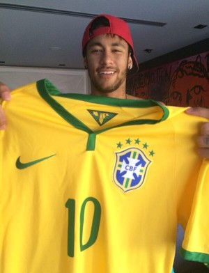 Neymar comemora: 