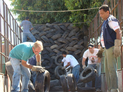 10 mil pneus tirados de circulao em Maratazes