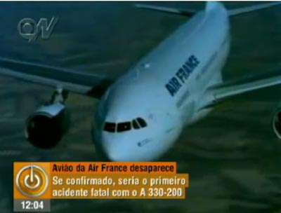 Turbulncia atingiu aeronave, que ia do Rio a Paris