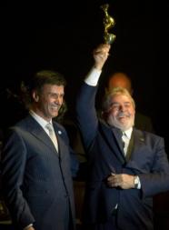Lula recebe prmio personalidade Frana-Brasil 