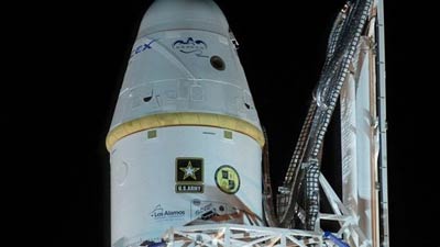 Nave da SpaceX pode carregar astronautas 