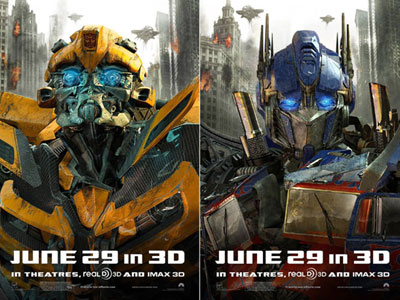 Bilheteria de Transformers 3 deve arrecadar US$ 165 mi nos