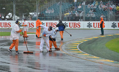 Chuva adia classificao do GP da Austrlia  