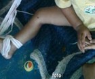 Criana indgena  encontrada amarrada em praa na Bahia