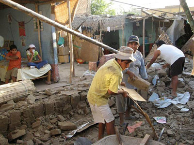 Terremoto no Peru deixa 83 feridos e 660 desabrigados