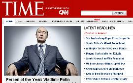 Vladimir Putin  eleito a personalidade de 2007 pela revista