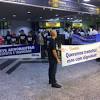 Paralisao atrasa e cancela voos nos aeroportos
