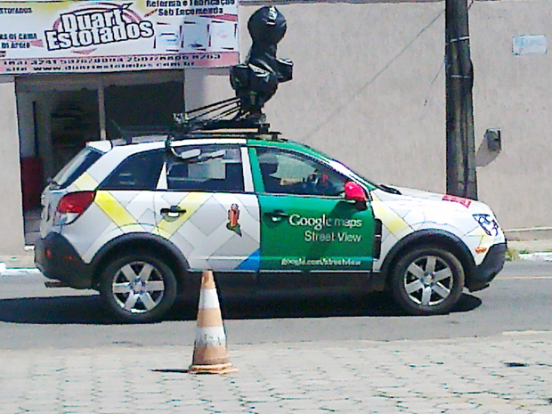 Internauta flagra carro do Google Street View em Joo Pessoa