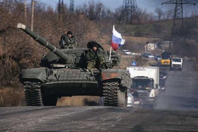 Acordo de cessar-fogo na linha frente na regio de Lugansk