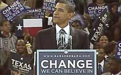 Obama vence no Hava e soma dez vitrias seguidas, diz TV