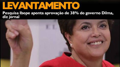 Aprovao de Dilma recupera 7 pontos, diz Ibope