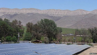 Energia solar ajuda a manter cultivo de uvas no deserto do Atacama