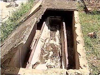 Cemitrio tem tmulos violados e restos mortais desaparecem no RS