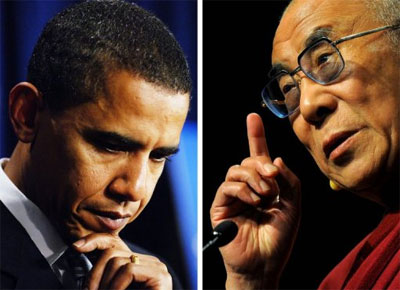 Obama recebe Dalai Lama e pe  prova relaes com a China 