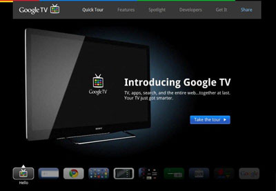 Google TV chega  Europa em 2012 