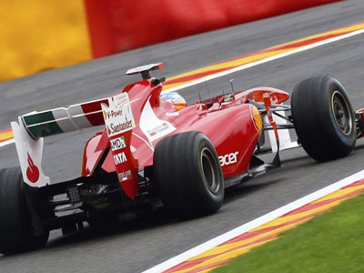 Alonso v Ferrari com 
