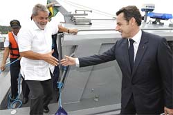 Lula e Sarkozy discutem defesa e explorao de ouro 