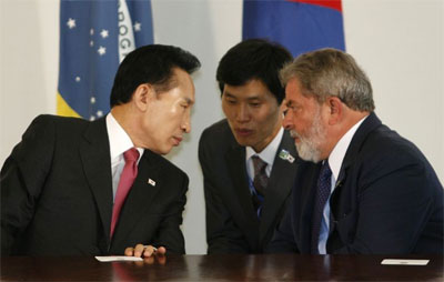 Presidente sul-coreano promove fortalecimento do comrcio 