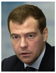 Medvedev tem 69,2% dos votos com 70% das urnas apuradas.