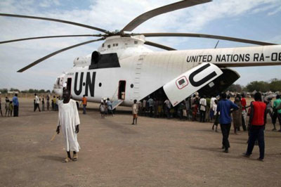 UE pede ajuda do Sudo do Sul aps queda de helicptero da ONU