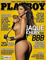 Jaqueline Khury, nova capa da 'Playboy', est solteira.