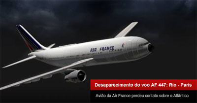 Avio francs refora buscas ao voo 447  . Ensaio de Avio 