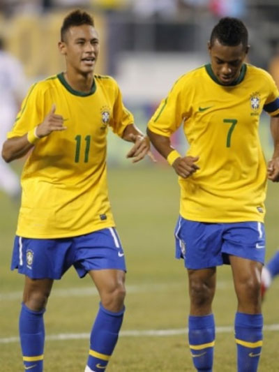 Brasil desembarca para Copa Amrica 