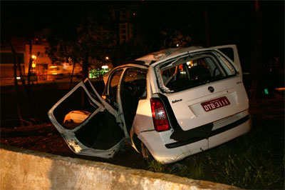 Seqestro de taxistas termina em acidente em SP